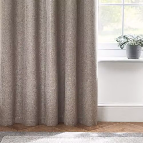 Furn Riva Home Grey Blackout Eyelet Curtains, Thermal Insulating, Width: 168 cm, Drop: 229 cm – 3