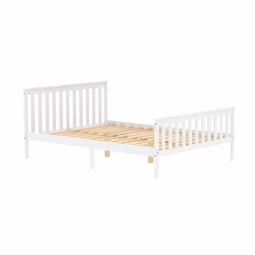 Birlea Oxford White Solid Wood Small Double Bed