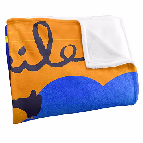 LOGOVISION White Silky Touch Super Soft Fleece Throw Blanket W/D/H: 152 x 127 x 1 cm – 2