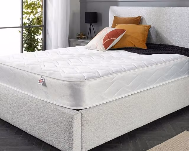 Aspire Furniture Aspire Double Comfort Memory Hybrid Rolled Mattress, White, W: 140 cm, L: 200 cm