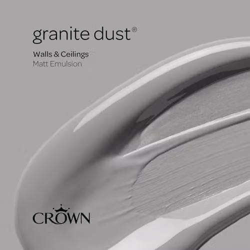 Crown Breatheasy Matt Emulsion Paint Grey 5L – 3