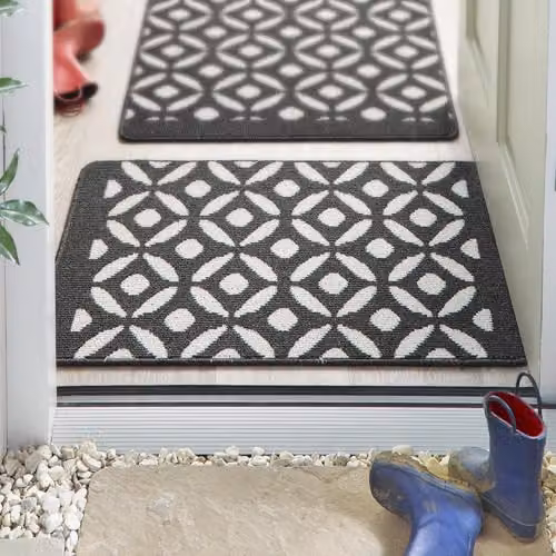 My Mat Crescent Charcoal Door Mat, W: 50 cm, D: 75 cm – 2