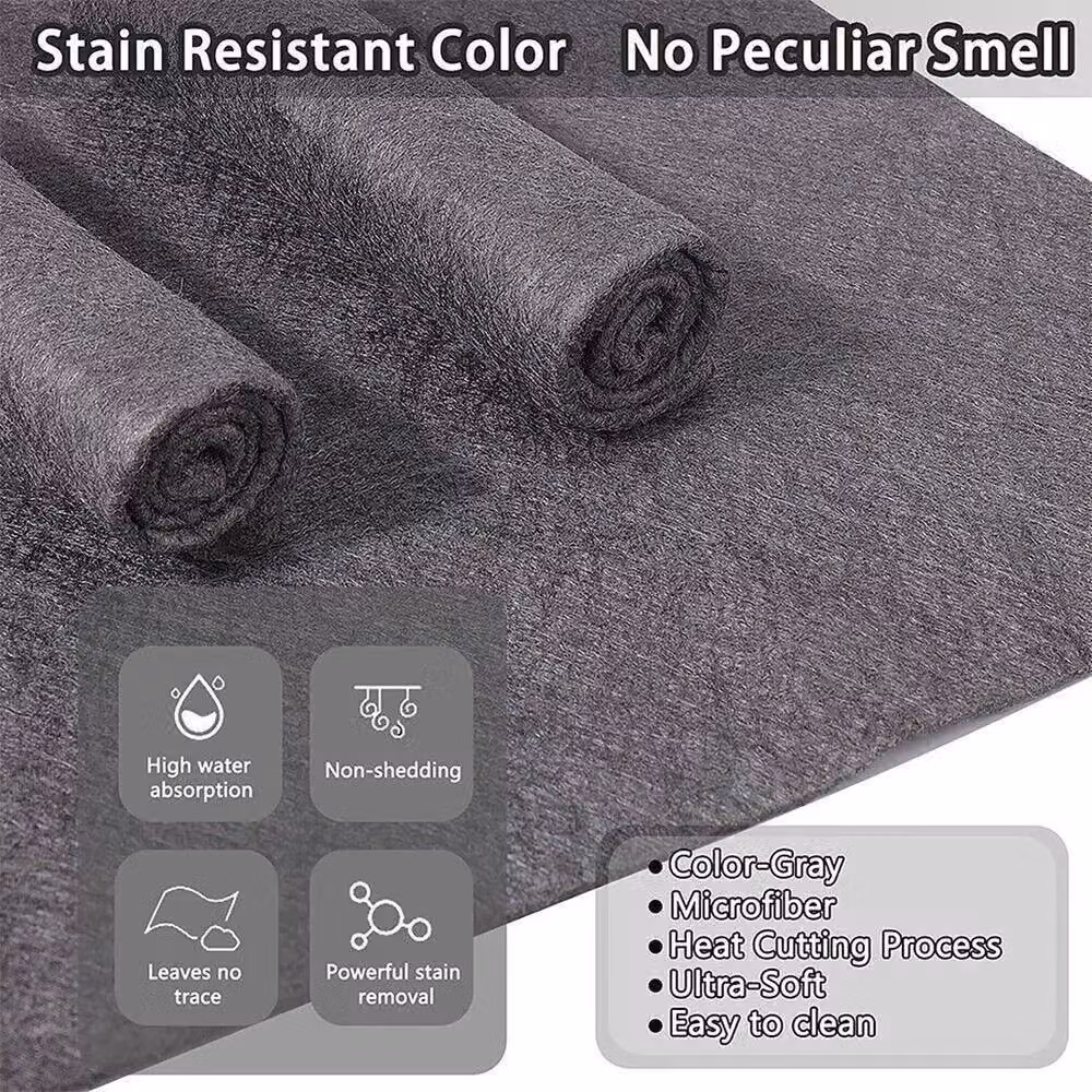PAWNORA Microfiber Glass Wiping Rags, Grey, 20 Pack, W/D/H: 20 x 30 x 0.2 cm – 5
