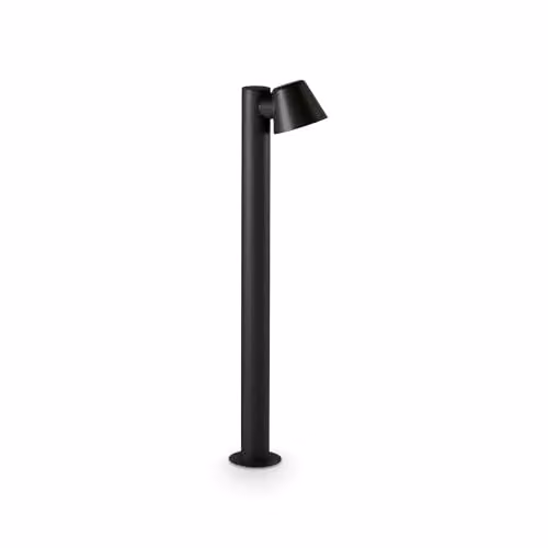 Ideal Lux Gas Black Outdoor Bollard IP43