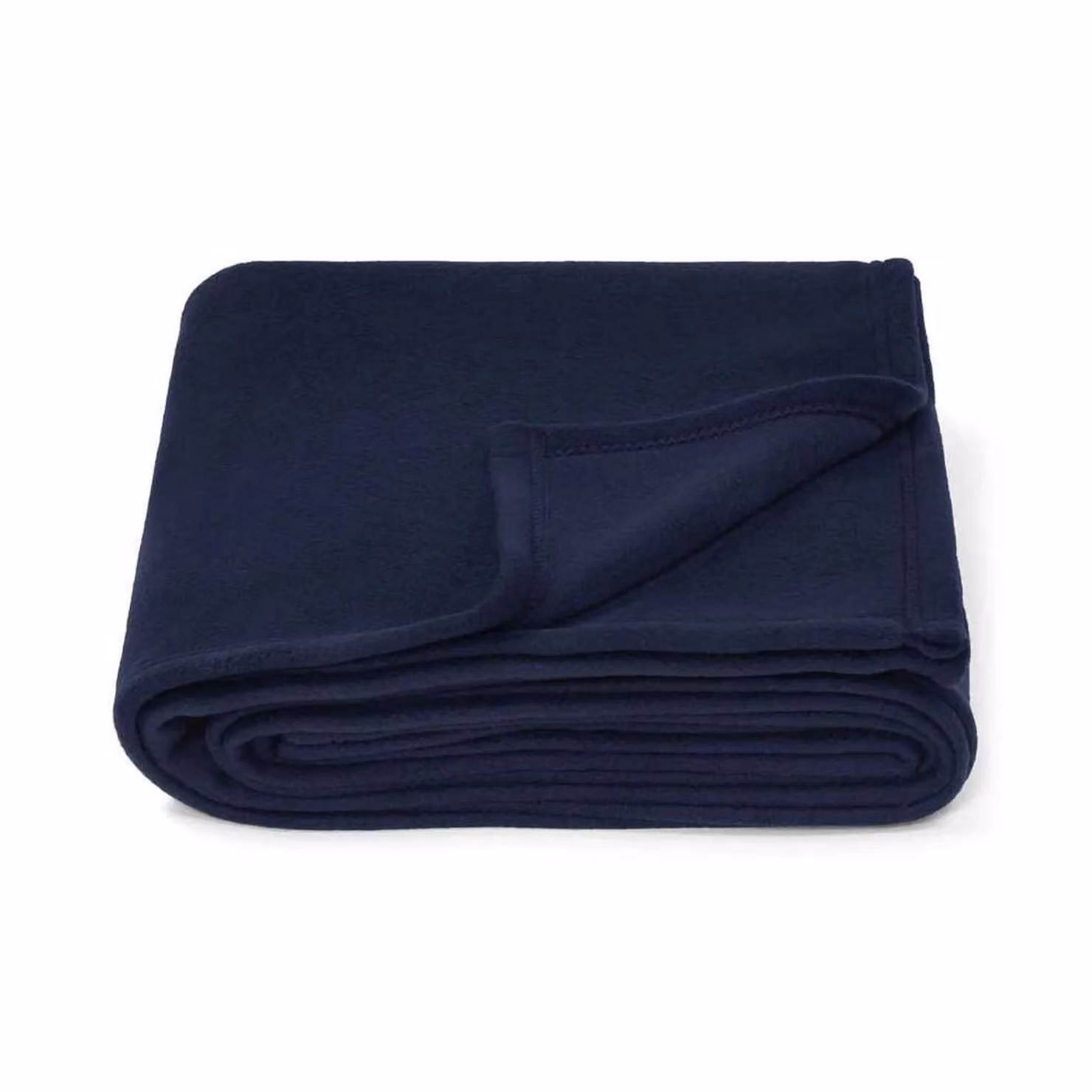 Brand Lab Blue Polyester Fleece Blanket