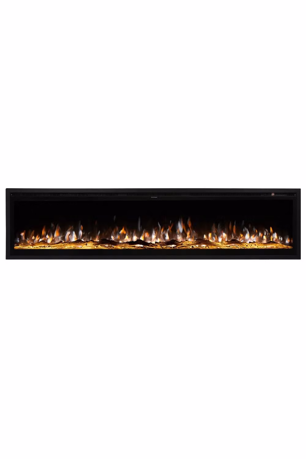 H&O Direct 50 Inch Electrical Fireplace in Black with Remote, 12 Flame Colours and Adjustable Heating Modes – 3