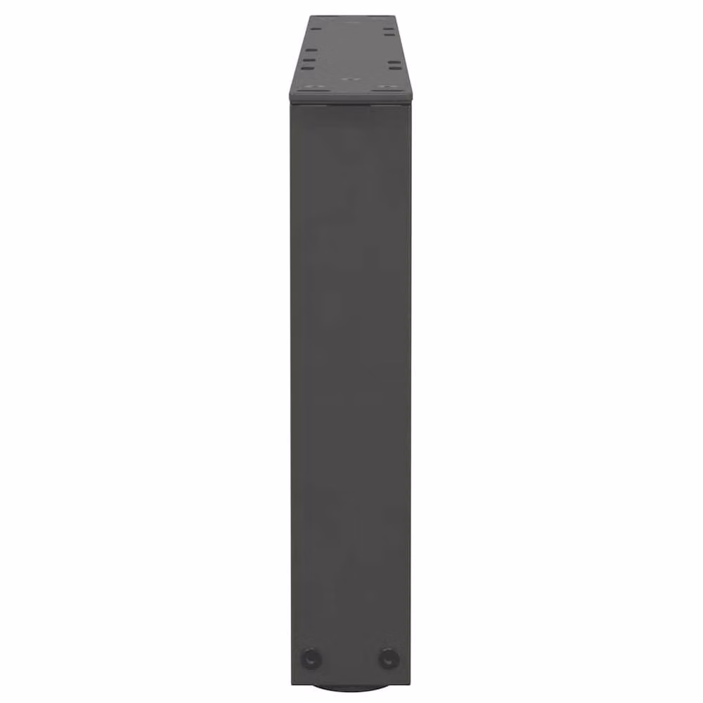 Berkfield Home Modern V-Shape Dining Table Legs, 2 Pieces, Anthracite Dark Grey, H: 50 cm, W: 30-31.3 cm – 4