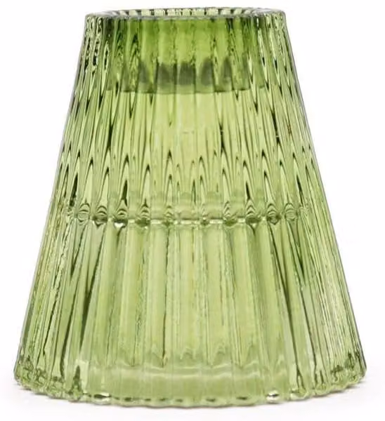 KDMD Jade Flip Glass Candle and Tealight Holder in Green