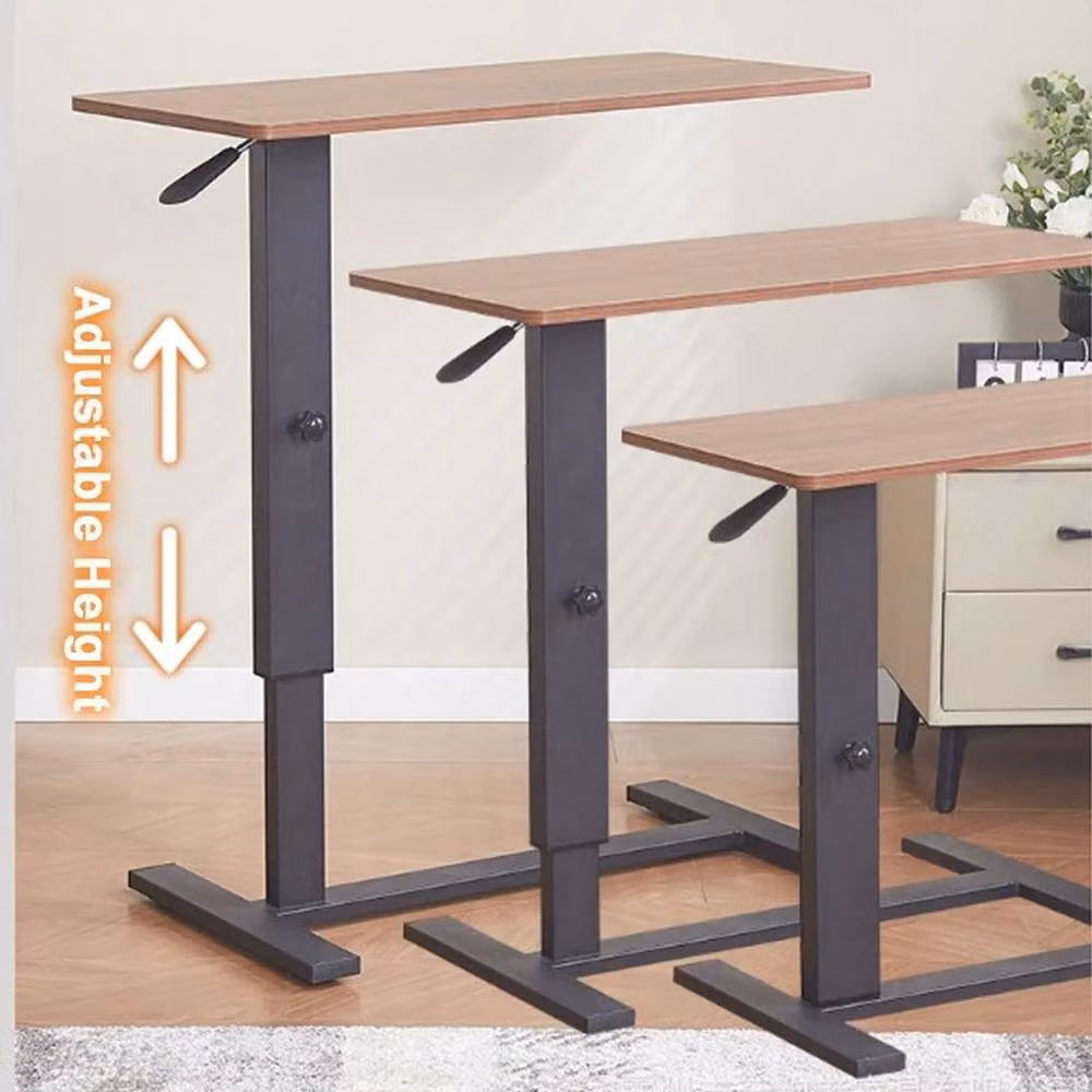 FORGEVIO Medical Adjustable Overbed Bedside Table in Brown – 2