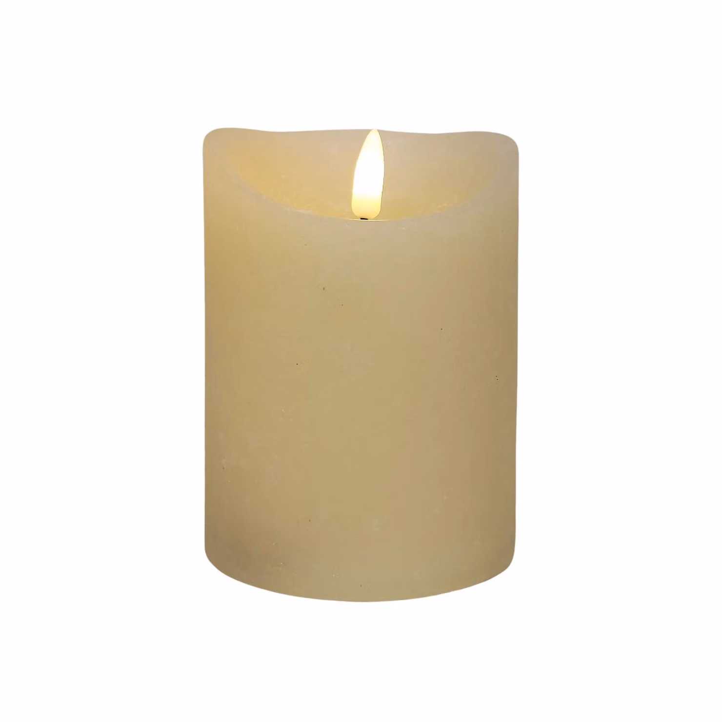 Samuel Alexander Premier Christmas Cream Flickerbright Pillar Candle with Timer, White – 3
