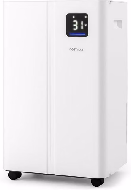 Gymax 20L Dehumidifier in White with 3 Modes and 24H Timer