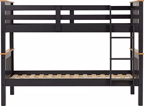 Seconique Neptune 3ft Single Bunk Bed Frame in Grey and Oak Effect – 4
