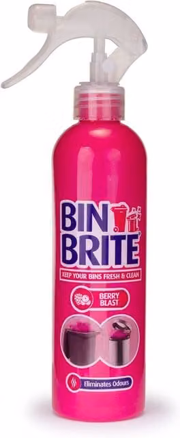 Bin Brite Odour Spray Berry Blast 400ml Pink