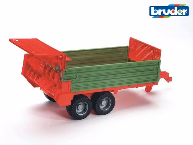 Bruder Stable Dung Spreader Farm Vehicle and Playset Model, Green