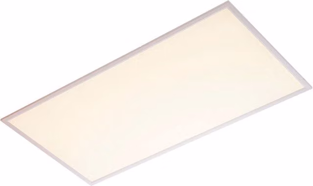 Loops Rectangular Backlit LED Ceiling Panel Light, Cool White, W/D/H: 119.5 x 59.5 x 3.0 cm, 50W