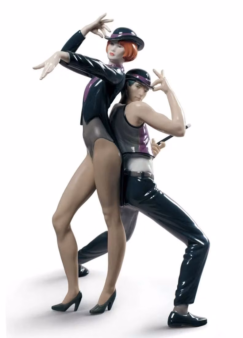 Lladró All That Jazz Dancing Couple Multicolour Porcelain Figurine
