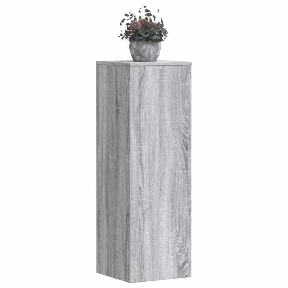 Berkfield Home Set of 2 Grey Sonoma Plant Stands, W/D/H: 33 x 33 x 100 cm – 2