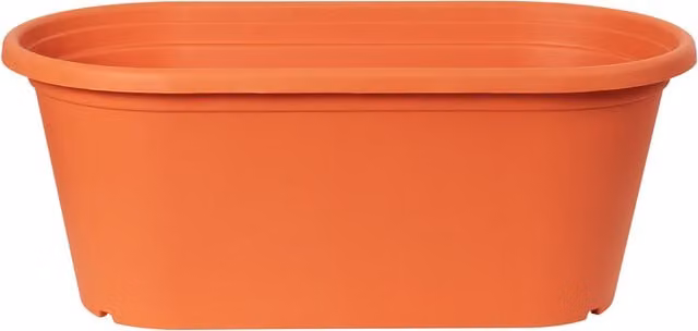 Clever Pots Trough Planter with Reservoir in Terracotta, 60 cm
