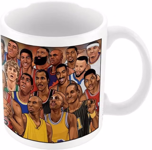 Pyramid International Legends Basketballs Greatest Multicolour and White Mug