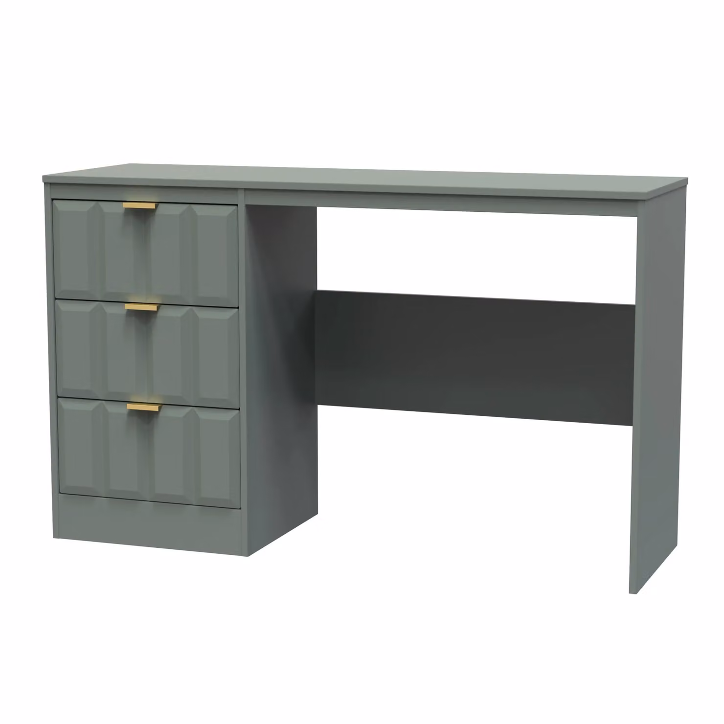Ready Assembled 2 U Seattle 3 Drawer Desk in Pale Green – 2