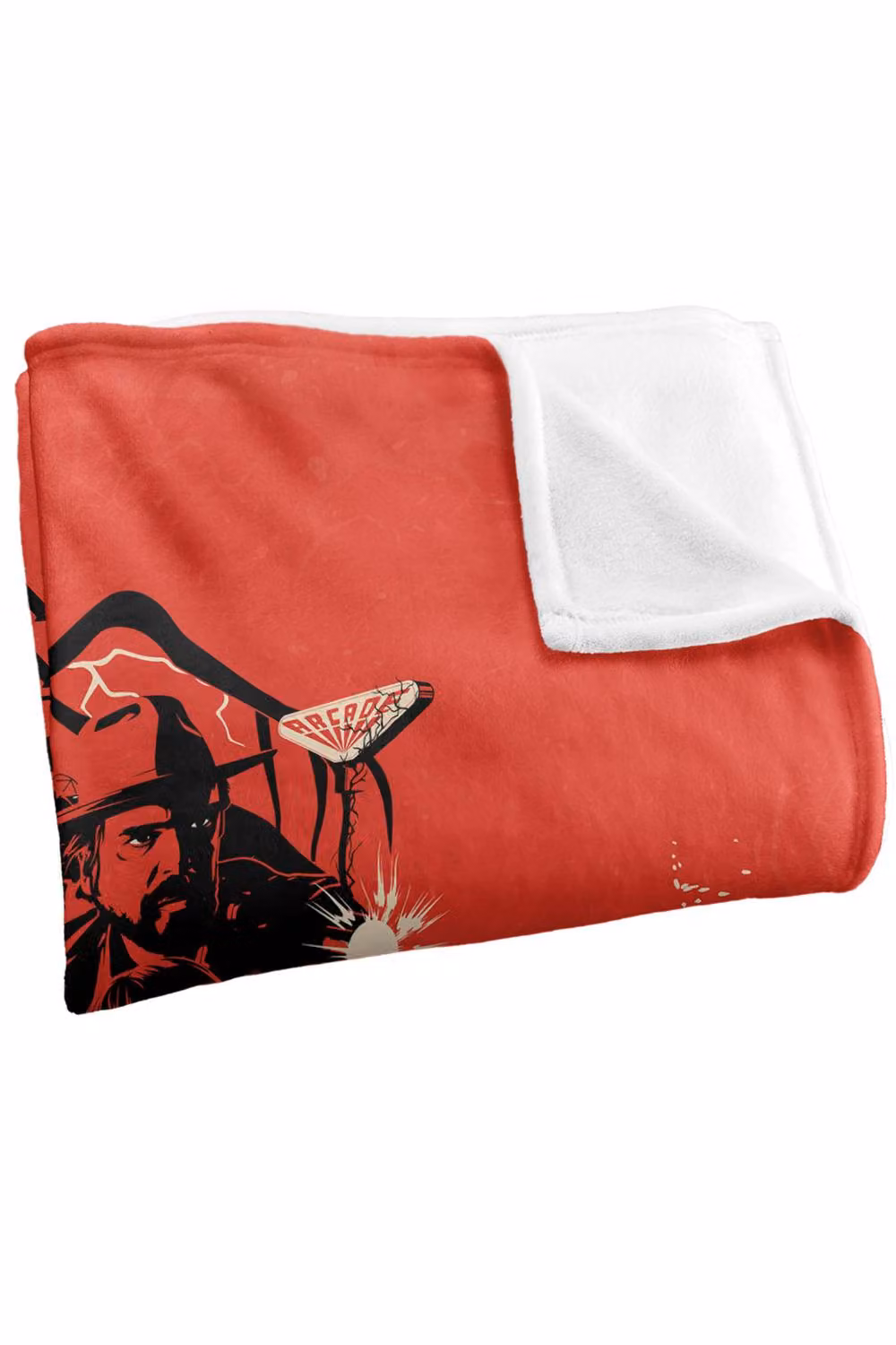 Stranger Things Chapter 2 Poster Super Soft Throw Blanket, Multicolour and Red, W: 152 cm, D: 127 cm – 3
