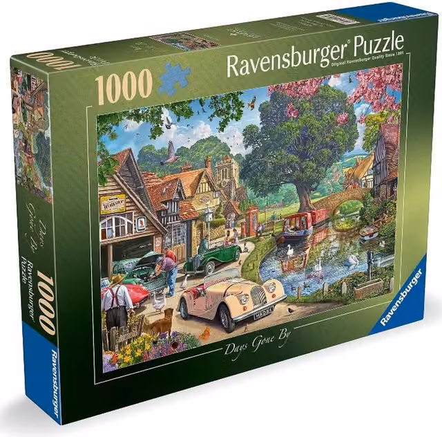 Ravensburger Days Gone By 1000 Piece Jigsaw Puzzle in Multicolour and Green