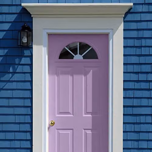 Rust-Oleum Water-Based uPVC Door and Window Paint in Matt Purple, 0.75 l – 2