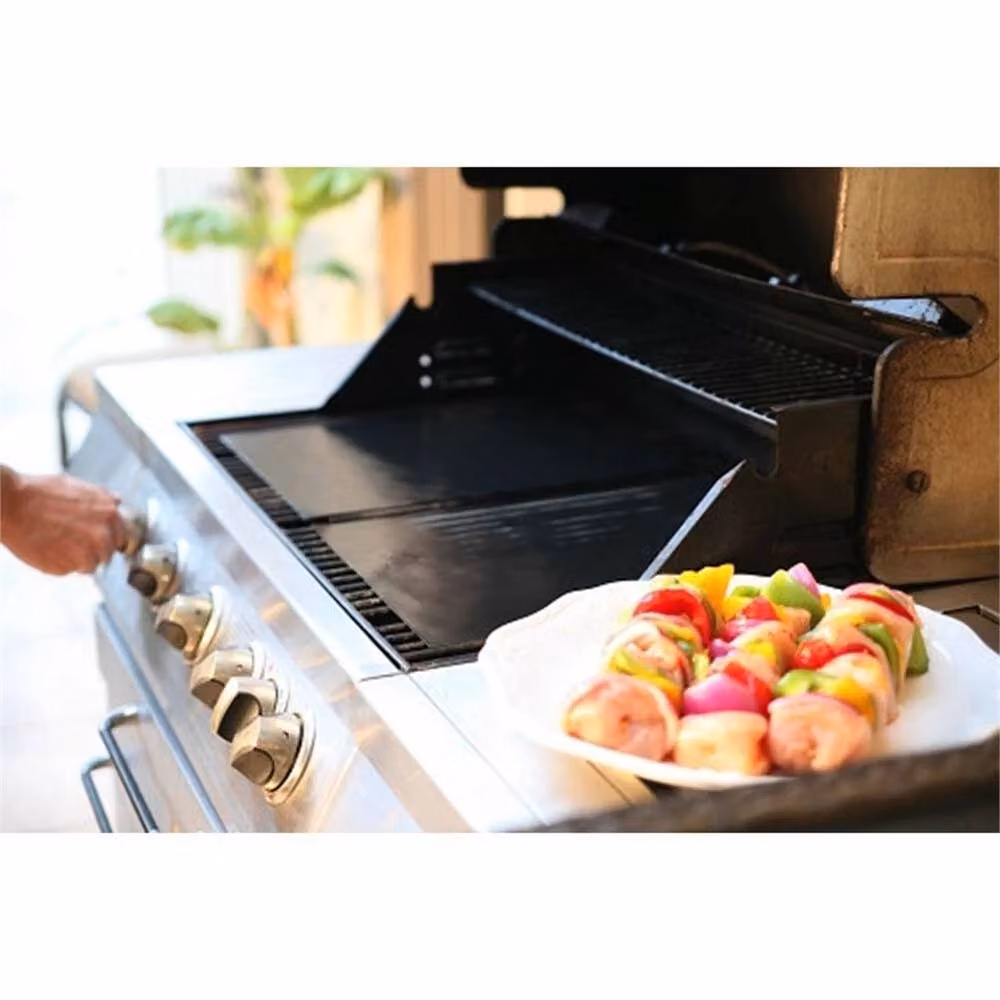 Nordara 2-Piece Non-Stick Black BBQ Grill Mat Set – 3