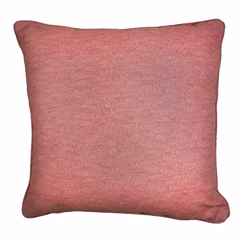 Fusion Sorbonne Luxury Plain Dyed Filled Square Cushion in Pink, 43 x 43 cm – 4