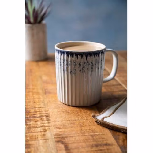 Mikasa Blue Stoneware Mug, 410ml – 2