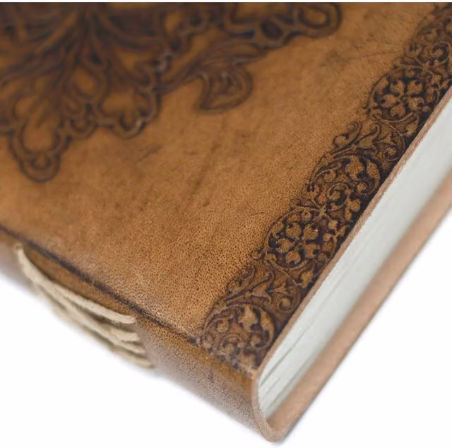 KDMK Brown Leather Softcover Notebook Journal