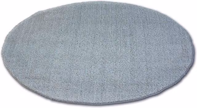 RugsX Micro Shaggy Round Rug in Grey, Diameter: 100 cm – 1