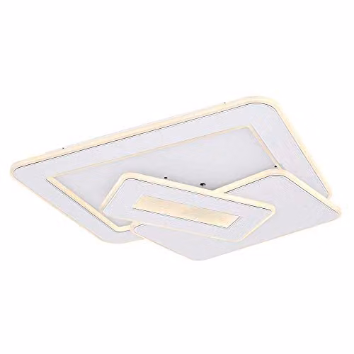 Netlighting Kique LED Ceiling Light, White, Dimmable with Remote Control and Tuya Smart App Support