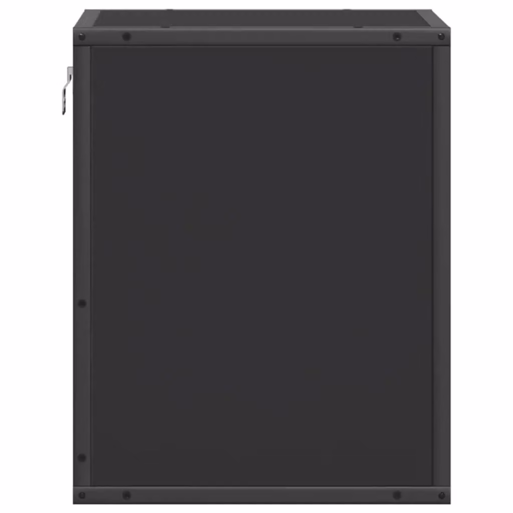 Berkfield Home Wall-mounted Bedside Cabinets, 2 Pack, Black, W: 40 cm, D: 31 cm, H: 39.5 cm – 6