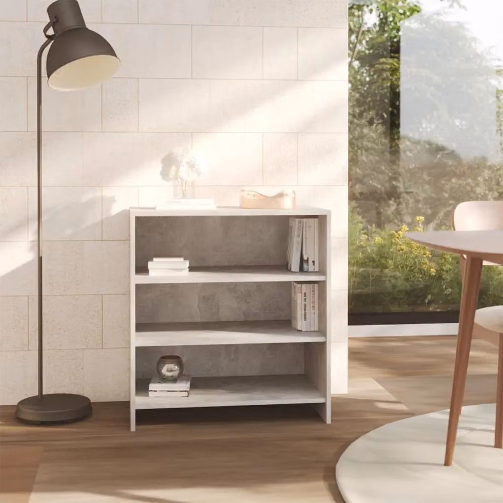 Berkfield Home Sideboard in Concrete Grey, MDF, W/D/H: 70 x 40.5 x 75 cm – 3