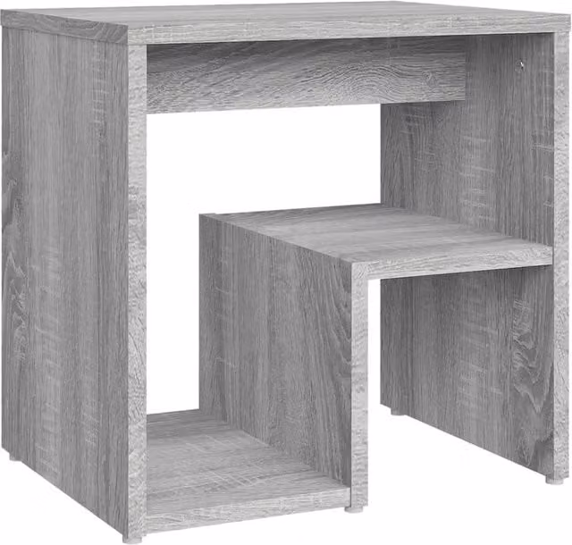 Berkfield Home Premium Bed Cabinets, 2 Piece Set in Grey Sonoma, W/D/H: 40 x 30 x 40 cm