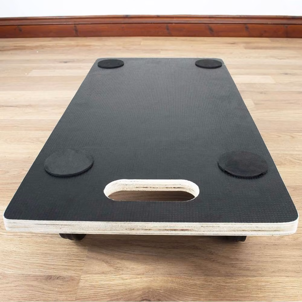 FLAVORA 4 Wheel Heavy Duty Transport Dolly Moving Platform in Black – 5