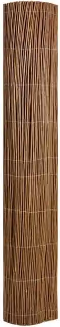 Berkfield Home Decorative Woven Willow Fence in Brown, W: 300 cm, H: 120 cm – 1
