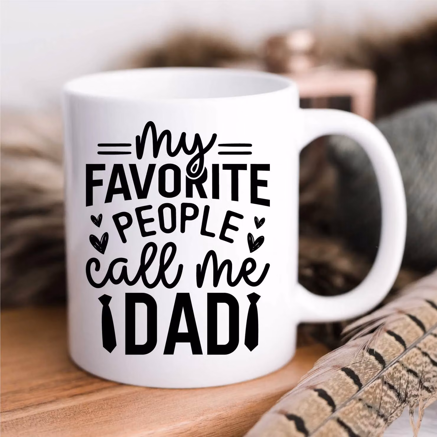 60 Second Makeover Limited My Favourite People Call Me Dad Mug, White – 2