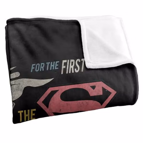 Warner Bros. Superman Superhero Silky Touch Super Soft Fleece Throw Blanket, Multicolour, W: 91 cm, D: 147 cm – 2