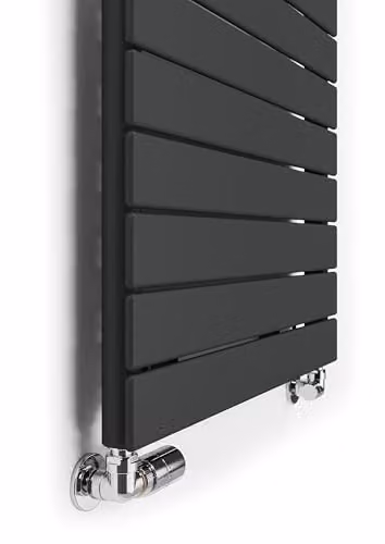 Terma Steel Wall Mounted Radiator in Anthracite Grey, H 60.0 cm x W 58.8 cm – 4