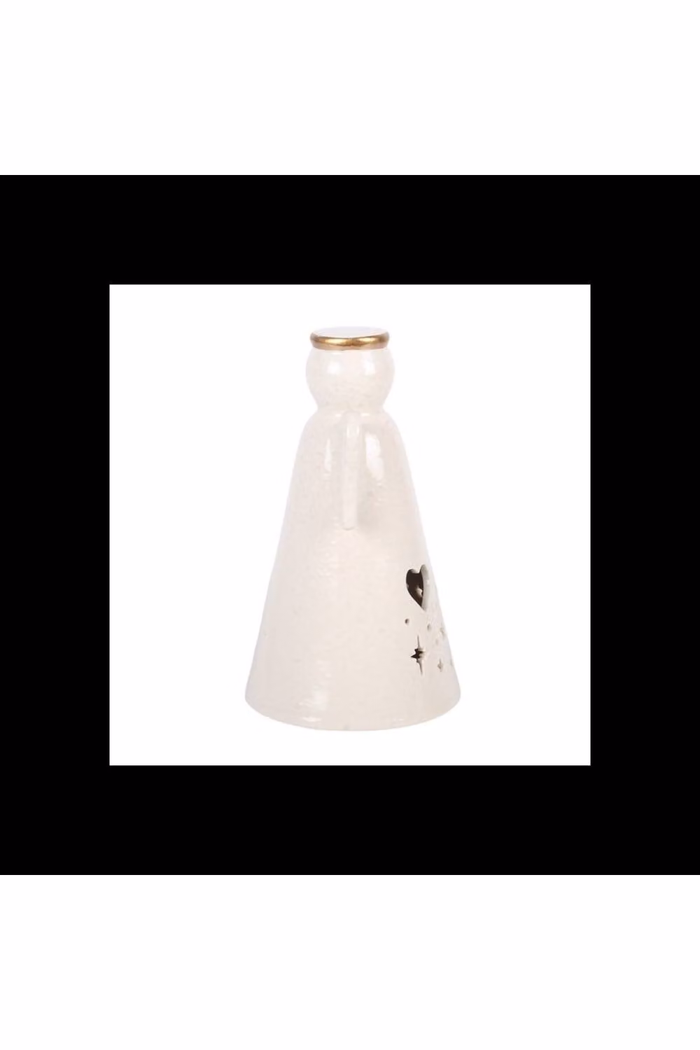 KDMD Small White LED Light Up Cut-Out Angel Tabletop Decoration – 2
