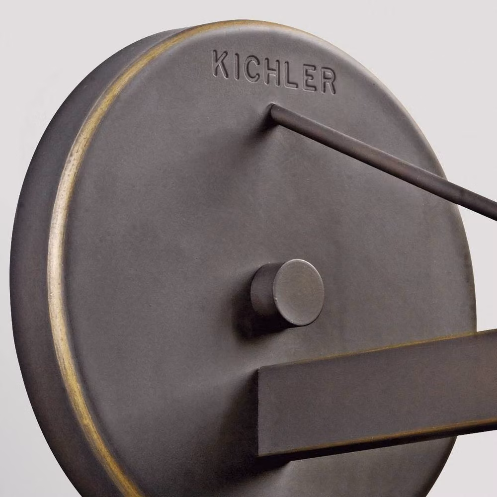 Kichler Ripley Medium Wall Mounted Garden Lantern in Old Bronze and Brown, IP44 – 3