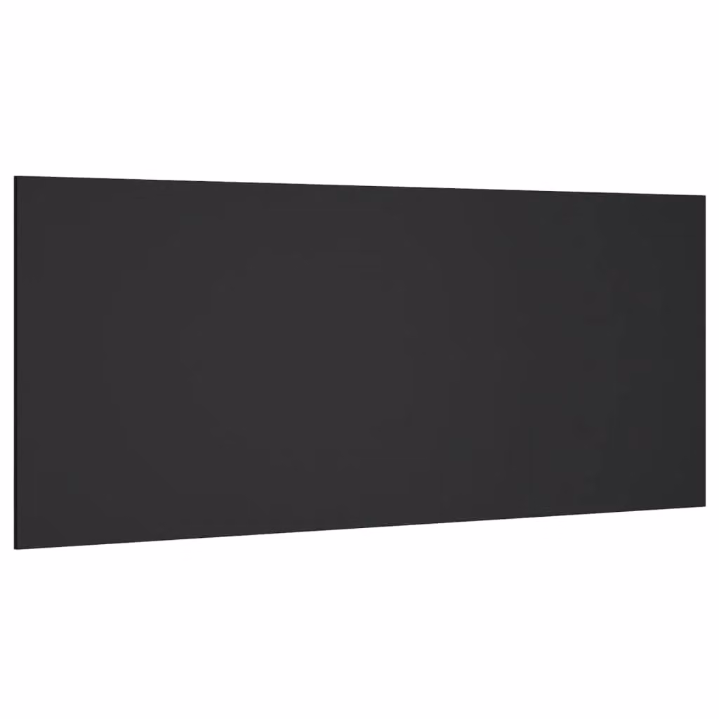 Berkfield Home Black Engineered Wood Bed Headboard W: 200 cm, D: 1.5 cm, H: 80 cm – 2
