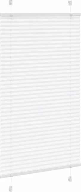 Berkfield Home Single Pleat Polyester Blind in White, W: 80 cm, H: 150 cm