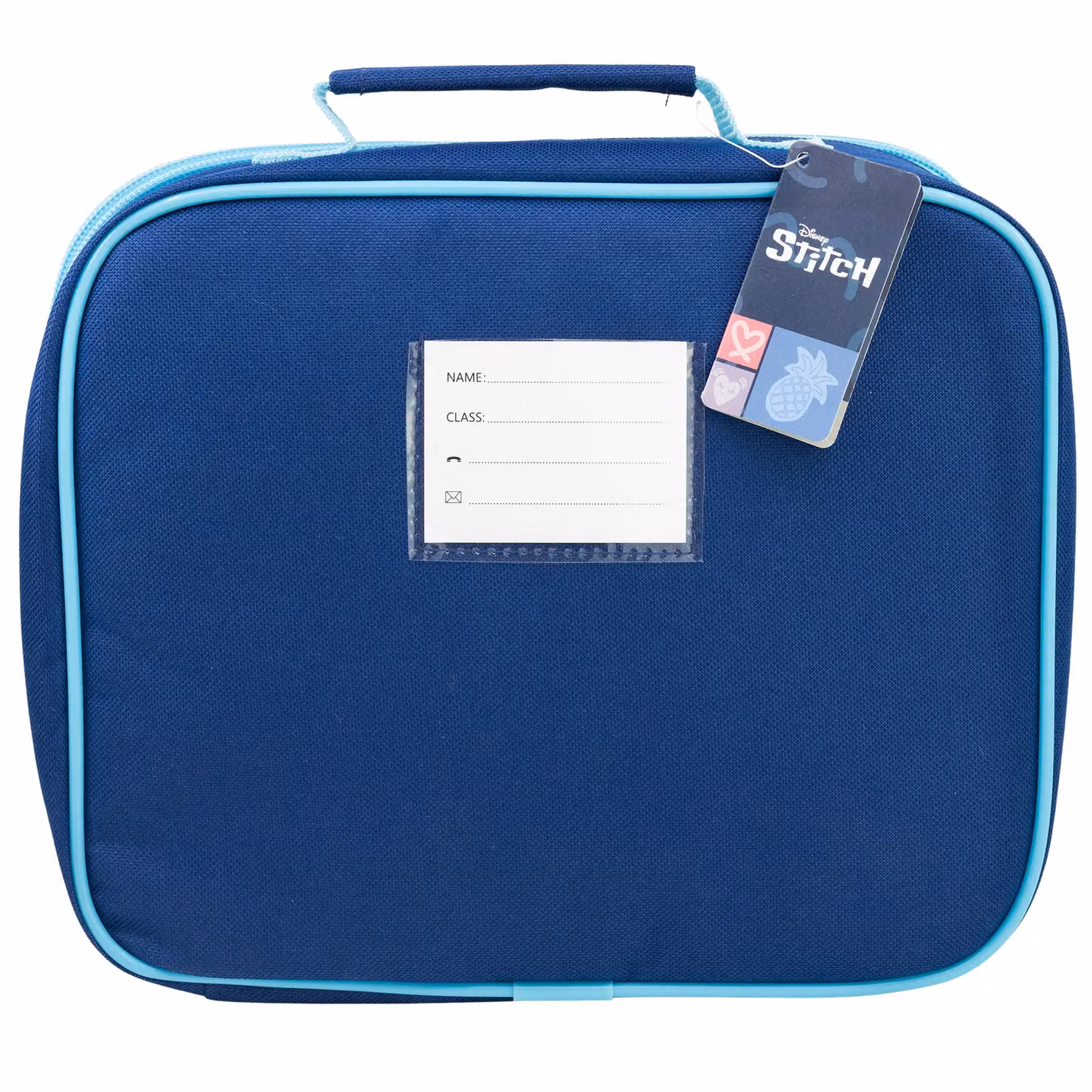 Stitch Insulated Lunch Bag in Blue – 3