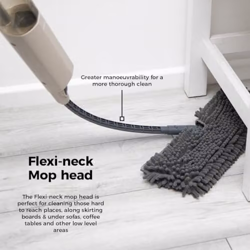 Tower T869008MSH Flexi Spray Mop with Double-sided Microfibre Head in Grey – 3