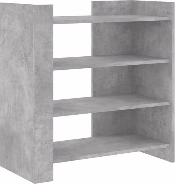 Berkfield Home Modern Sideboard in Concrete Grey, W/D/H: 73.5 x 35 x 75 cm – 1