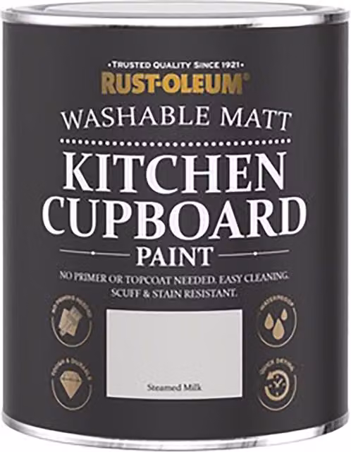 Rust-Oleum Matt Kitchen Cupboard Paint in Steamed Milk, 0.75 l