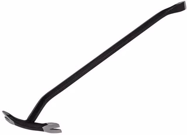 Roughneck T-type Steel Wrecking Bar, Multicolour and Black, Length: 610 mm